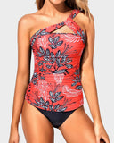 Emoswim - Tummy Control Swimsuit 2 Piece Tankini Bathing Suits For Women Shorts