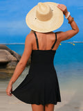 Emoswim - Women's New Mesh One Piece Swim Dress Swimsuit Tummy Control Bathing Suit