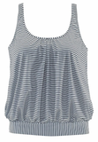 Emoswim - Gestreiftes Lockeres Tankini-Set