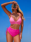 Emoswim - Women's Push Up Bikini Set Two Piece Swimsuit V Neck Bathing Suit